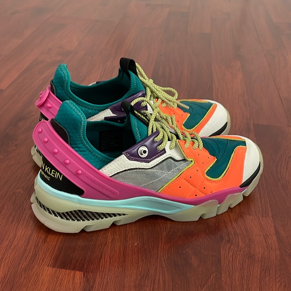 Calvin Klein Carla 205W39nyc sneakers designed by RAF Simmons.